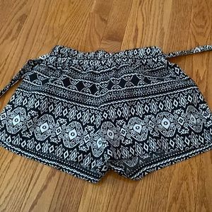 patterned shorts